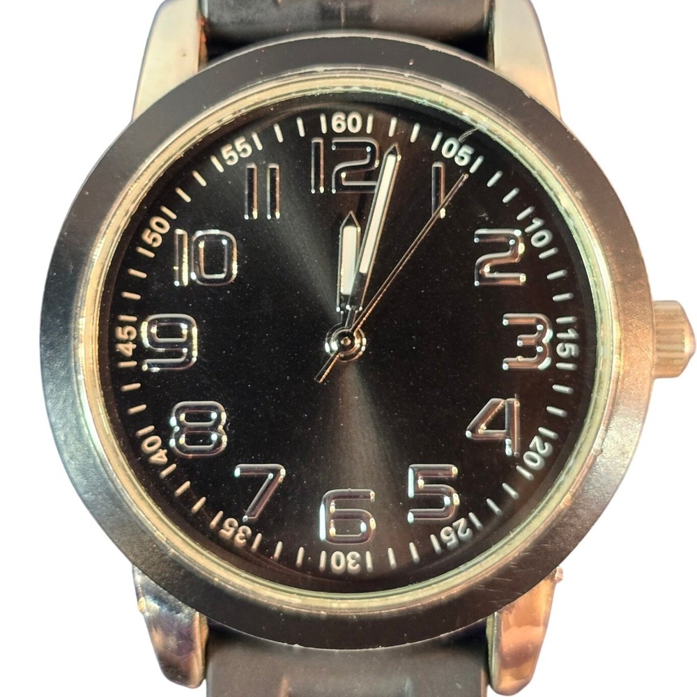 Classic Black‎ Unisex Watch Japan Movement Battery 377 FMDX183 Analog